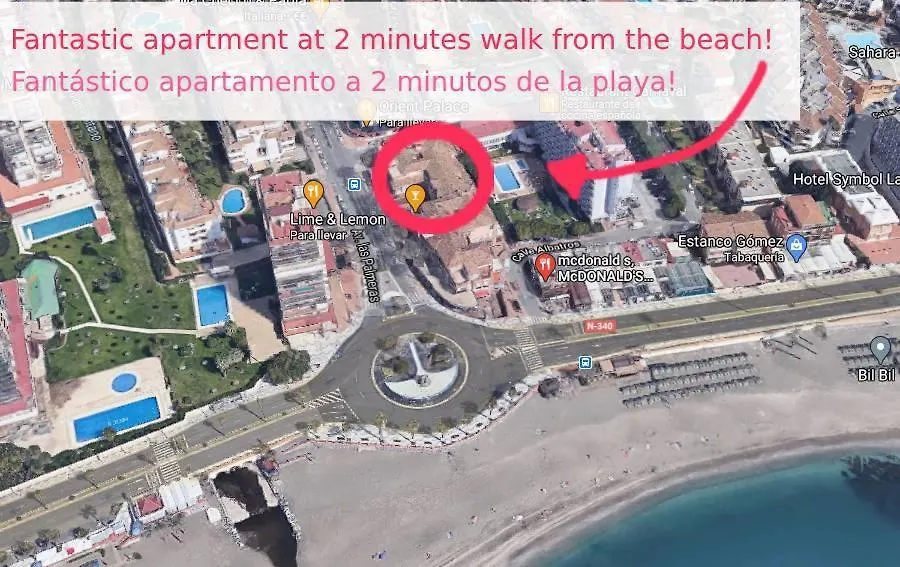 Benal Beach Apartment With Sunny Terrace And Water Park Benalmadena 0*,  Spain
