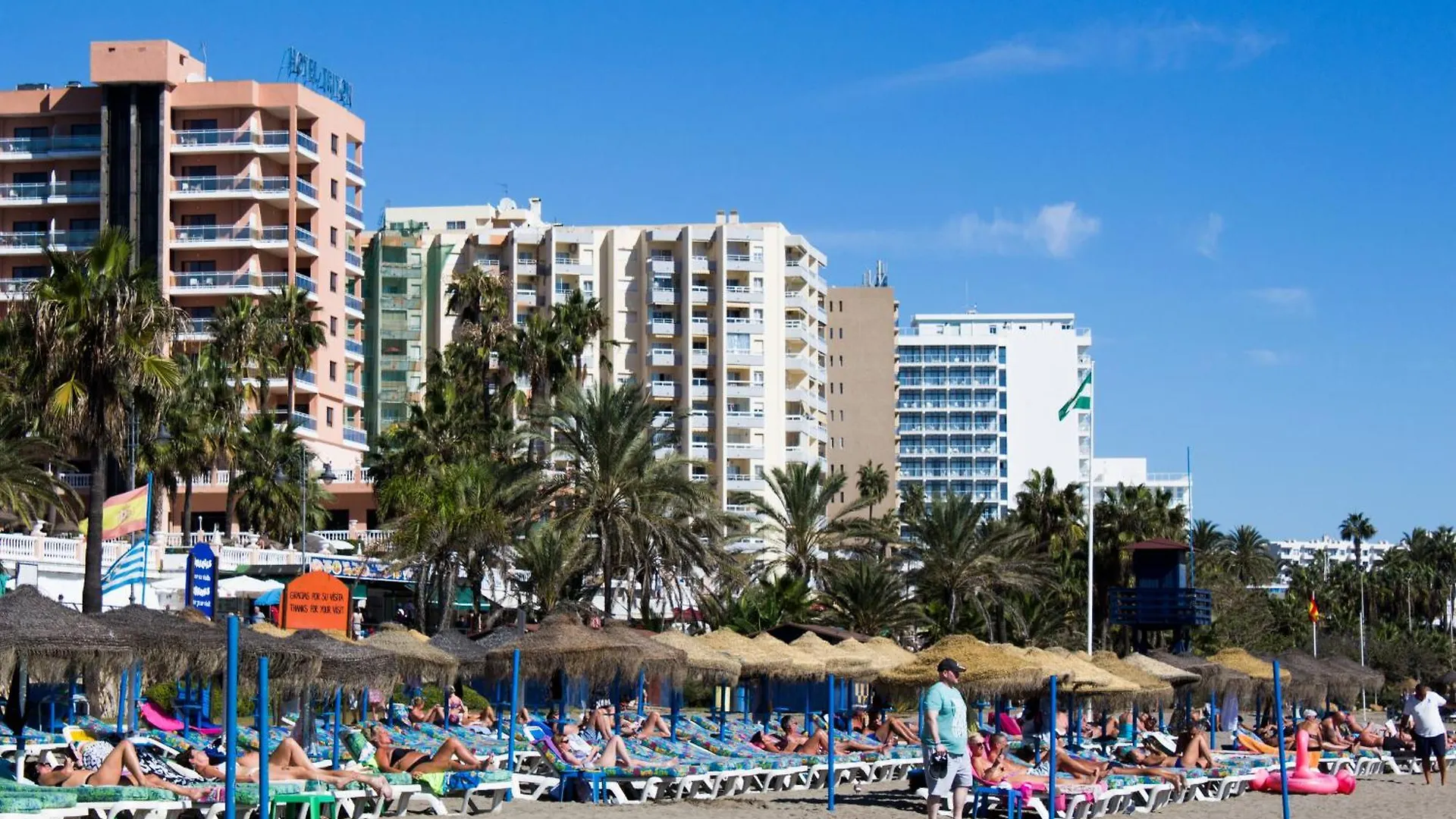 Benal Beach Apartment With Sunny Terrace And Water Park Benalmadena