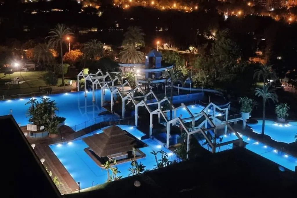 Benal Beach Apartment With Sunny Terrace And Water Park Benalmadena